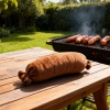 Pluszowa kiełbasa - grill zabawa - szablon krawiecki PDF